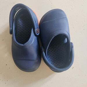 SR Kids Navy Blue Clogs